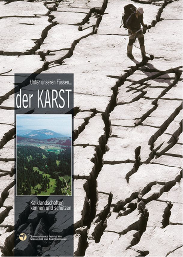 Broschüre « Unter unseren Füßen, der Karst »