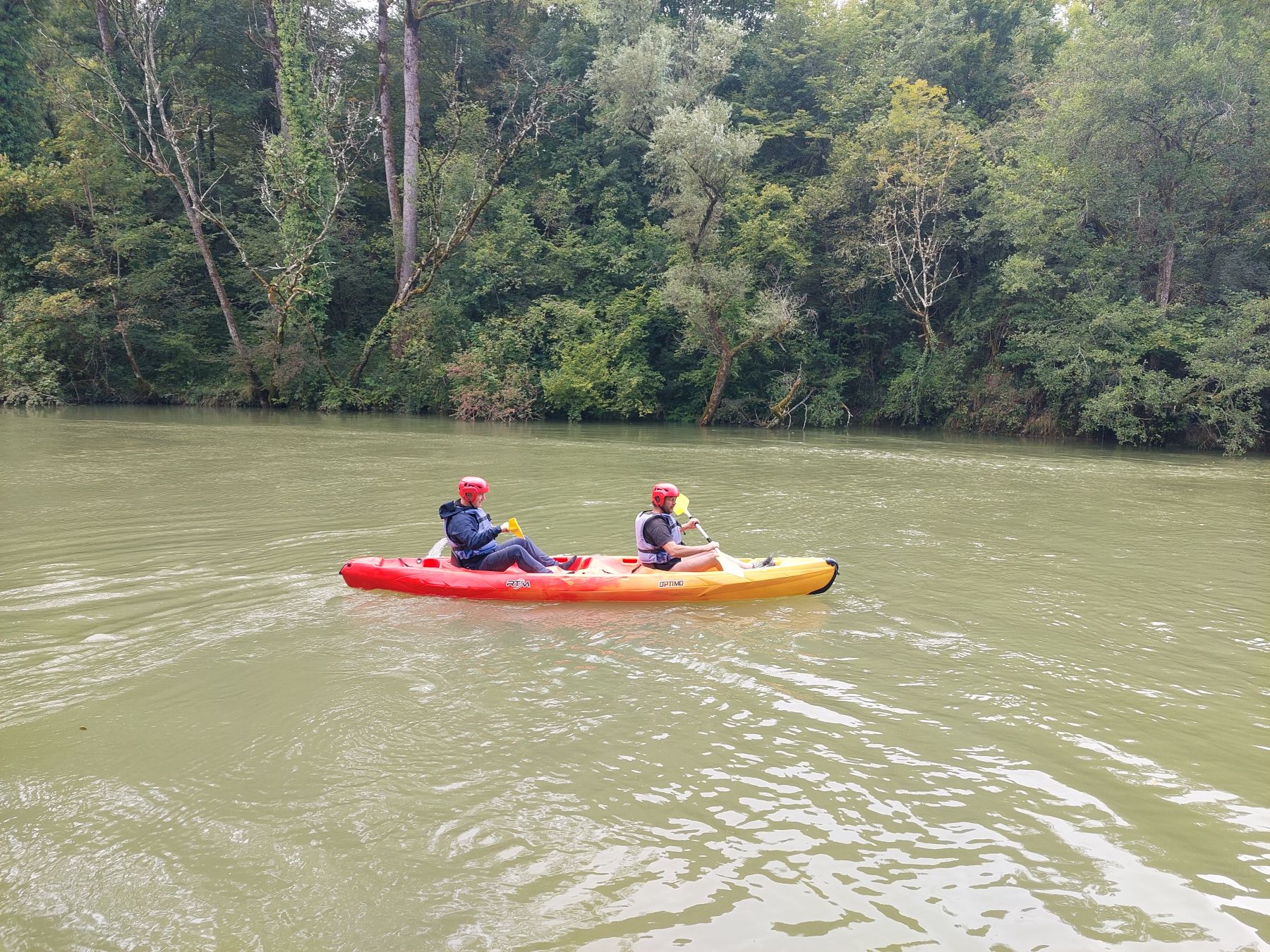 canoë sur la Loue