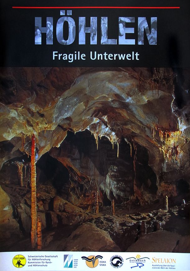 Broschüre « Höhlen, fragile Unterwelt »