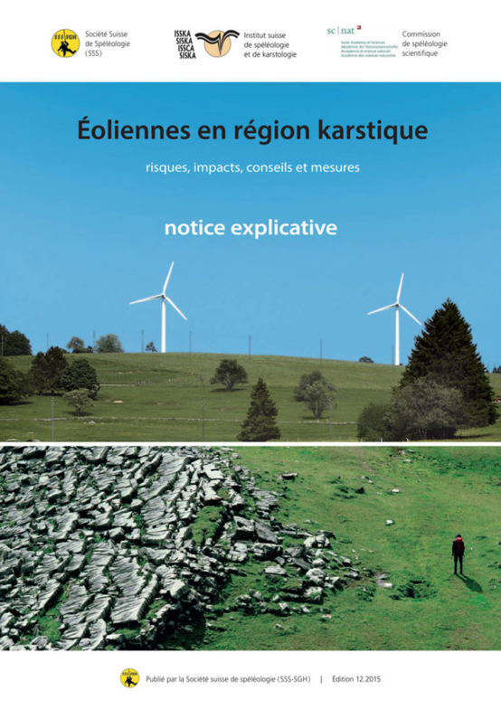 Brochure « Éoliennes en région karstique »